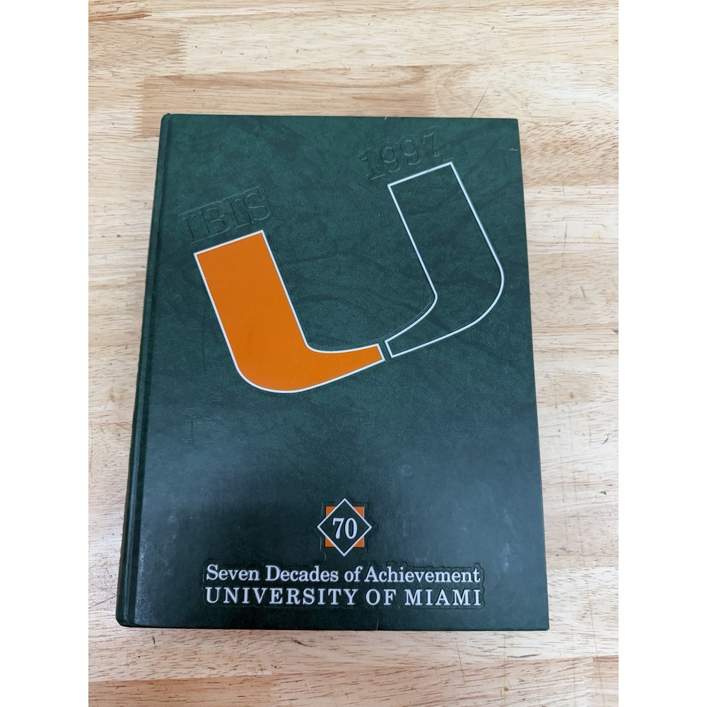 University of Miami IBIS 1997 Yearbook Hardcover
